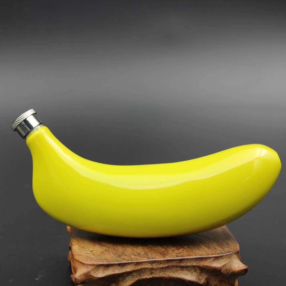 5oz Banana Wine Pot Flask Stainless Steel Hip Flask Vodka Whiskey Alcohol Bottle