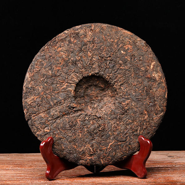 HelloYoung 357g Yunnan Pu'er Tea Mature Tea Old Pu'er Yunnan Qizi Cake Aged and Fragrant