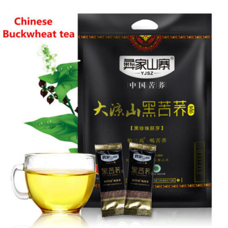 HelloYoung Black Buckwheat Tea Bagged 1kg Organic Black Tartary Buckwheat Plantule Full Tea Main image