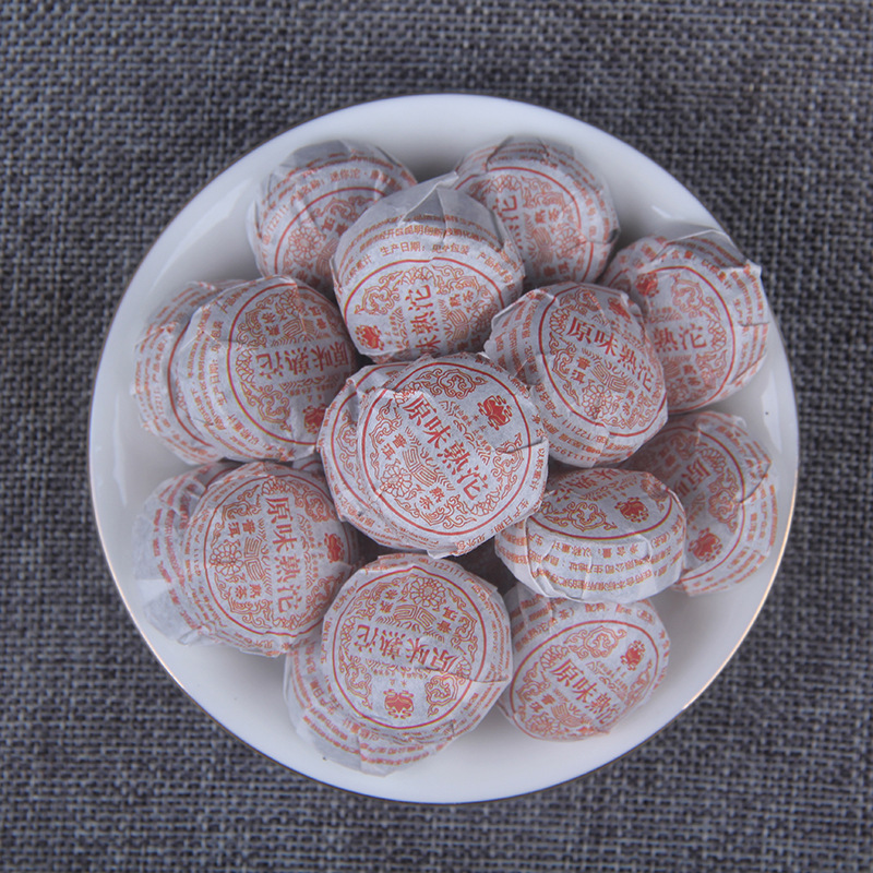 Mini Small Tuo Original Mellow Tea 500g/1.1LB  Menghai Pu-erh Tea Ripe Tea