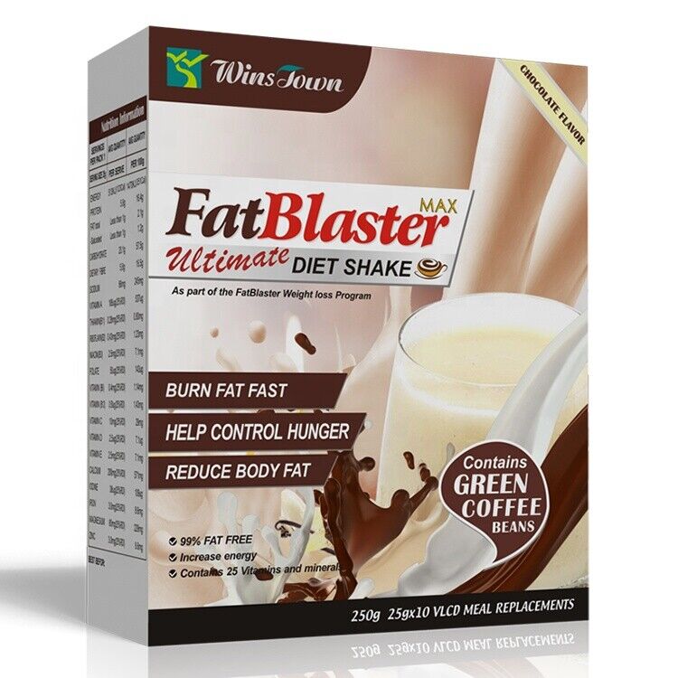 Fat Blaster Weight Loss Shake Coffee Shake Chocolate Flavor Powder 250g/8.8oz