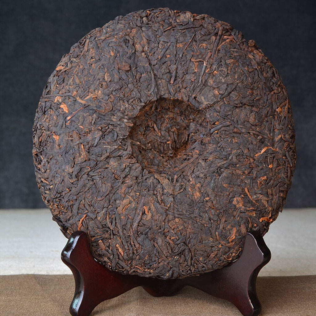 357g/12.59oz Premium Cooked Puerh Handmade Organic Puer Tea Cake