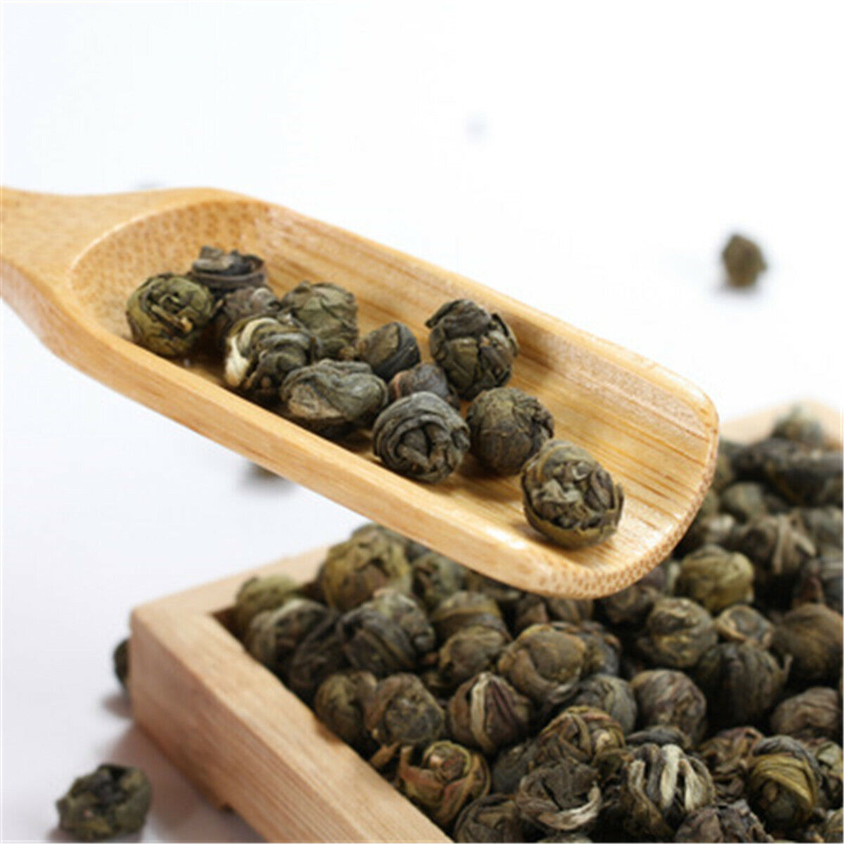 JinJunmei Tee Premium King Grade Jasmine Dragon Pearl Chinese Grüner Tee Secondary image