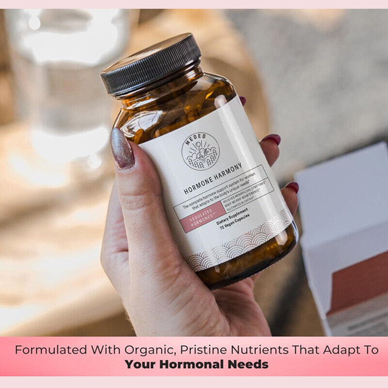 Natural Hormonal Support Capsules for Women Balance Hormones and Wellness