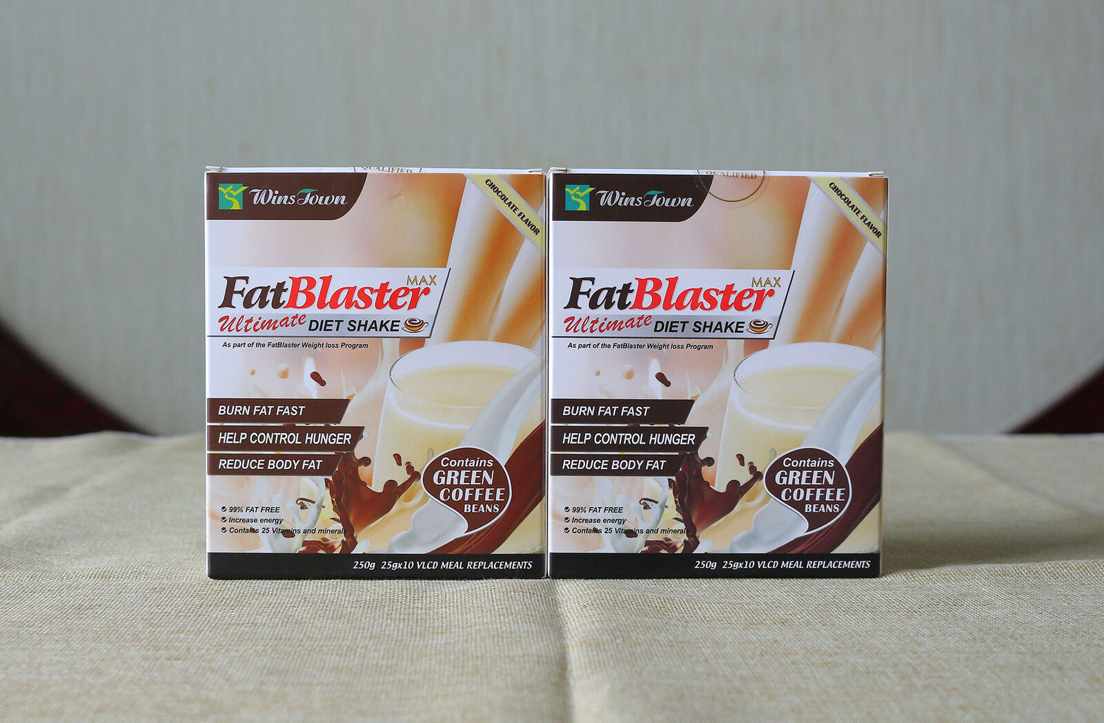 Fat Blaster Diet Replacement Weight Loss Chocolate Flavor Instant Coffee 25g*10