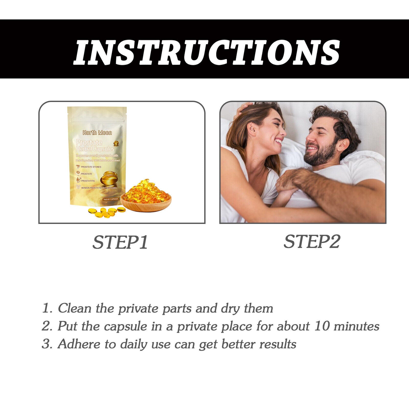 Premium Prostate Herbal Capsules - Relieve Men's Discomfort and Nourish Kidney