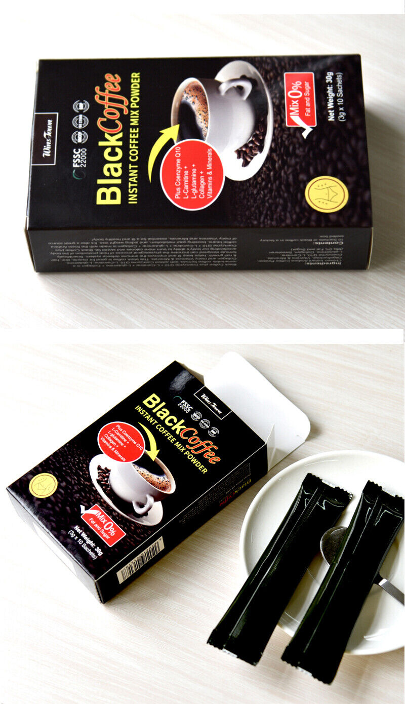 Black Coffee Weight Loss Black Coffee Slim Instant Coffee 10g*18satchets