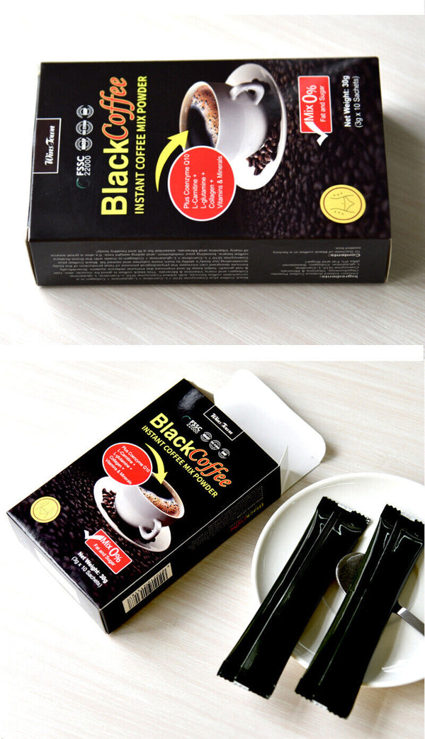 Black Coffee Weight Loss Black Coffee Slim Instant Coffee 10g*18satchets