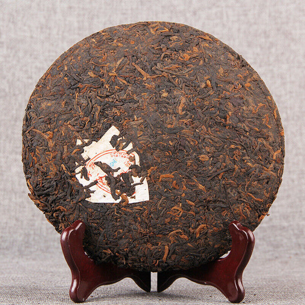 HelloYoung 357g Pu-Erh Ripe Tea Ancient Tree Pu'er Black Tea Handamde Craft Healthy Drink