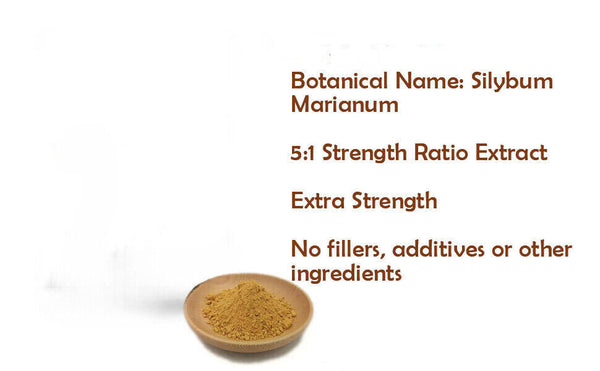 Milk Thistle Seed Powder 1.1lb Silybum Marianum