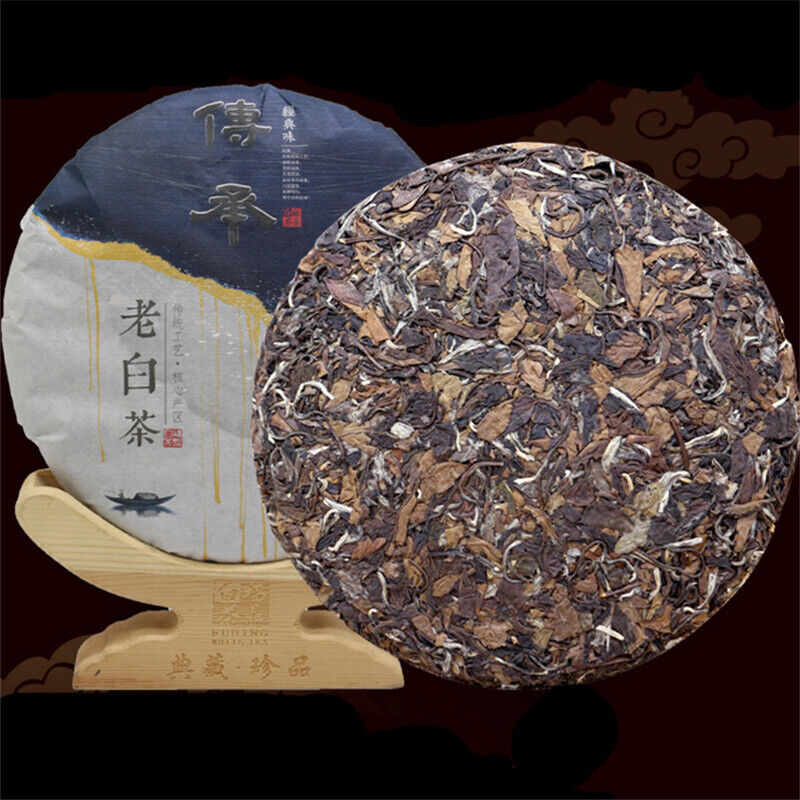 HelloYoung White Tea Cake Shoumei Date Fragrant Chinese Tea 2013 Top Fuding White Tea 350g