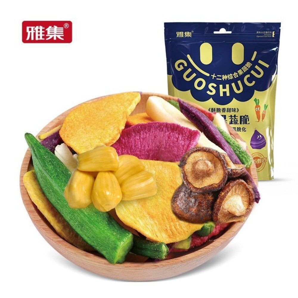Mixed Fruit Veggie Crisps 108g with Okra Strawberry Freeze Dried Healthy Snack Main image