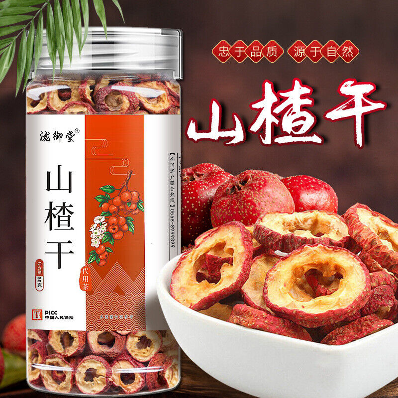 80g Natural Sulfur-Free for Tea Brewing Healthy Snack Dried Hawthorn Slices