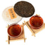 HelloYoung Yunnan Pu-Erh Tea Cooked Tea Cake Bailing Golden Bud Cooked Cake 100g/3.52oz