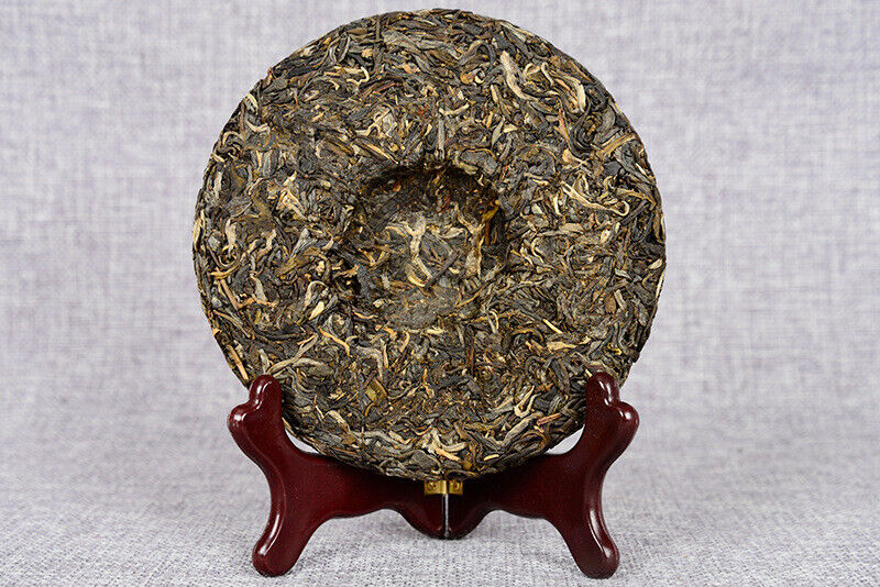 HelloYoung 200g Yunnan Pu'er Seven Seed Cake Tea High Pole Raw Tea Cake Early Spring Tea