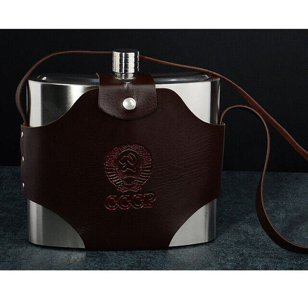 Alcohol Bottle Belt Case Stainless Steel Hip Flask Liquor Whisky Portable Pocket