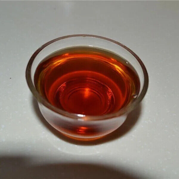 357G Puer Cooked Tea Cake Large Tree Menghai Qi Zi Bing Cha Famous Yunnan Pu Erh