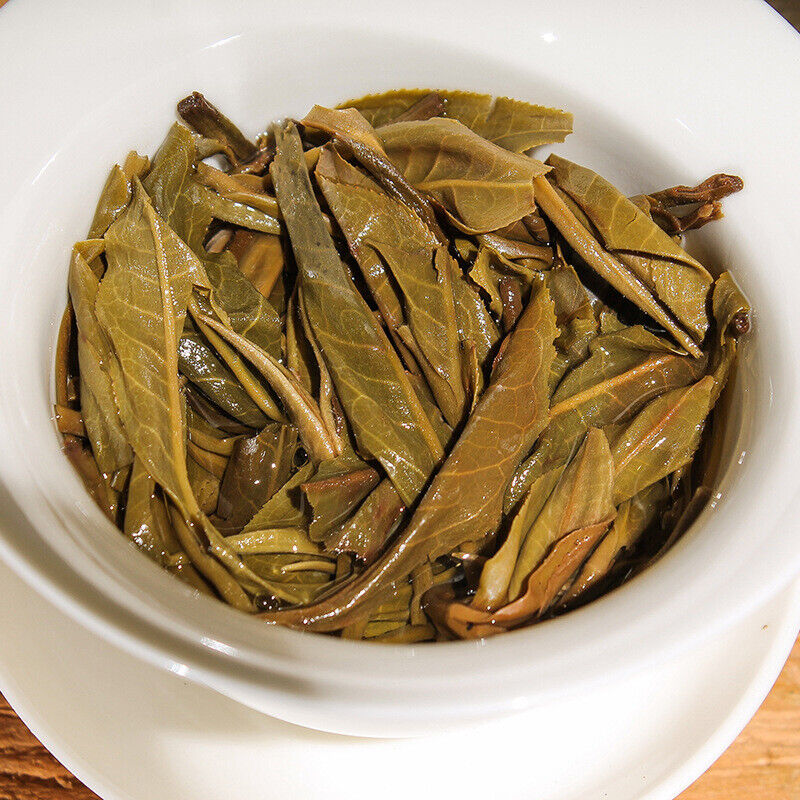 HelloYoung 357g Puerh Raw Tea Cake Pu-erh Raw Tea Cake Yunnan Pu-erh Tea Cake 布朗山老曼峨古树茶