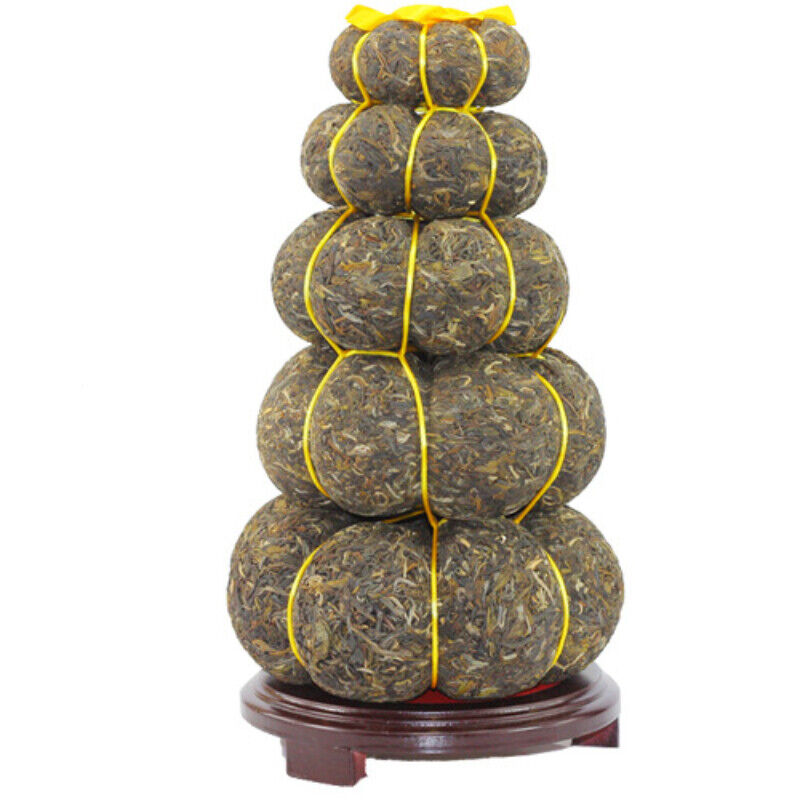 HelloYoung 5 Layers Pumpkin Gourd Type Craft Pu'er Gift Tea Yunnan Pu-erh Green Tea3000g
