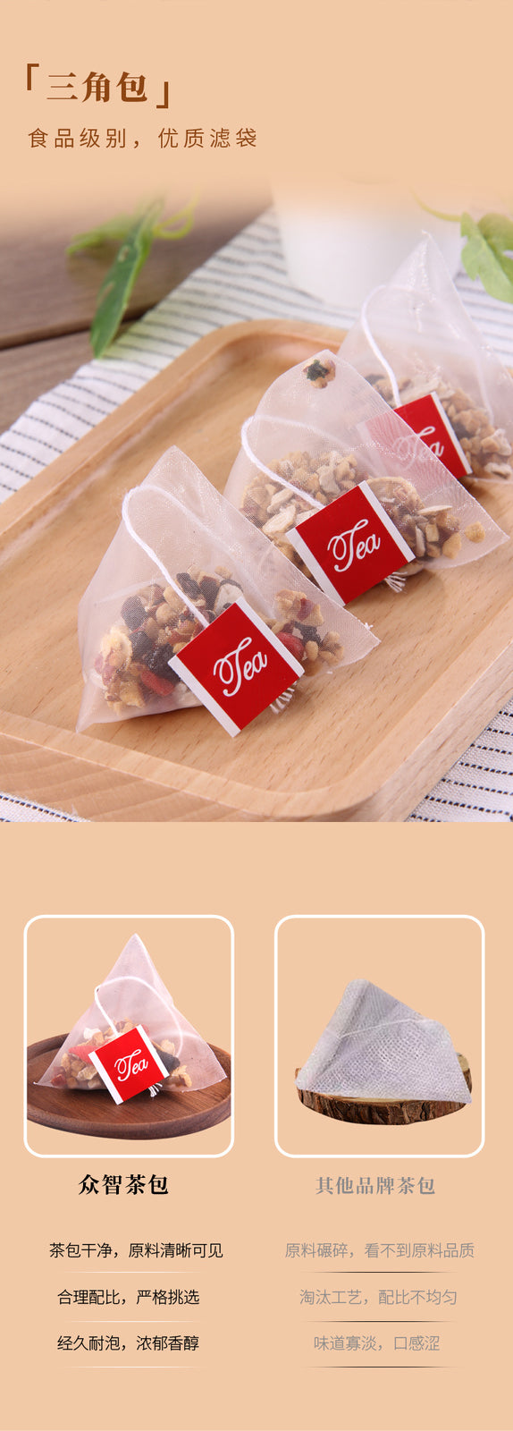 Goji Berry Red Dates Herbal Tea Ginseng Five Treasures Tea Maca Mulberry