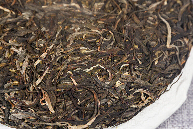 HelloYoung 357g Yunnan Raw Tea Lao Ban Zhang Raw Tea Cake Brown Mountain Tea