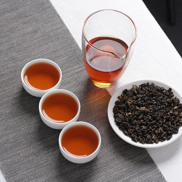 HelloYoung 500g Yunnan tea Fengqing black tea KungFu black tea Two-leaf red conch black tea
