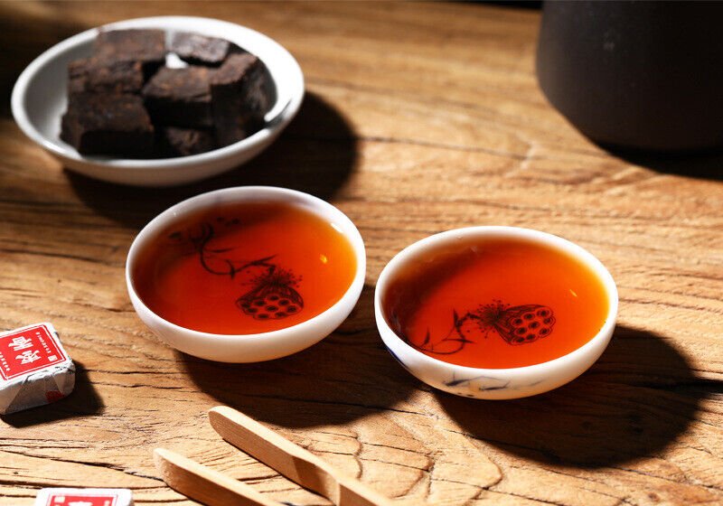 500g Yunnan Jujube Fragrant Xiaotuo Tea Square Brick Pu'er Tea Menghai Brick Tea