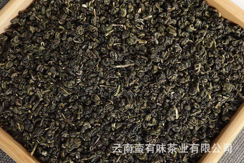 HelloYoung 500g bag Yunnan Yunnan Green Tea Puerh Tea Bi Luo Chun One bud and two leaves