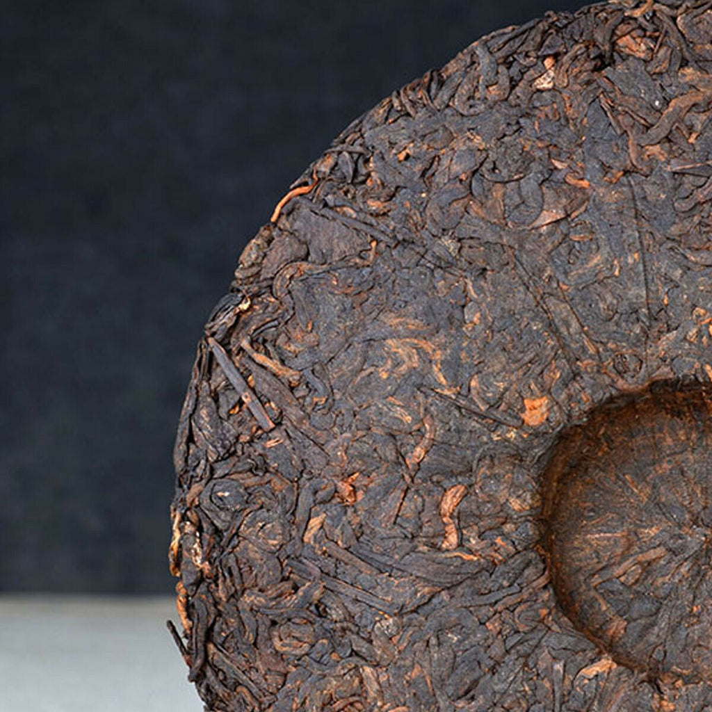 HelloYoung Cooked Puerh Tea Cake Brown Ancient Trees Tea Yunnan Menghai Ripe Puer Tee 357g
