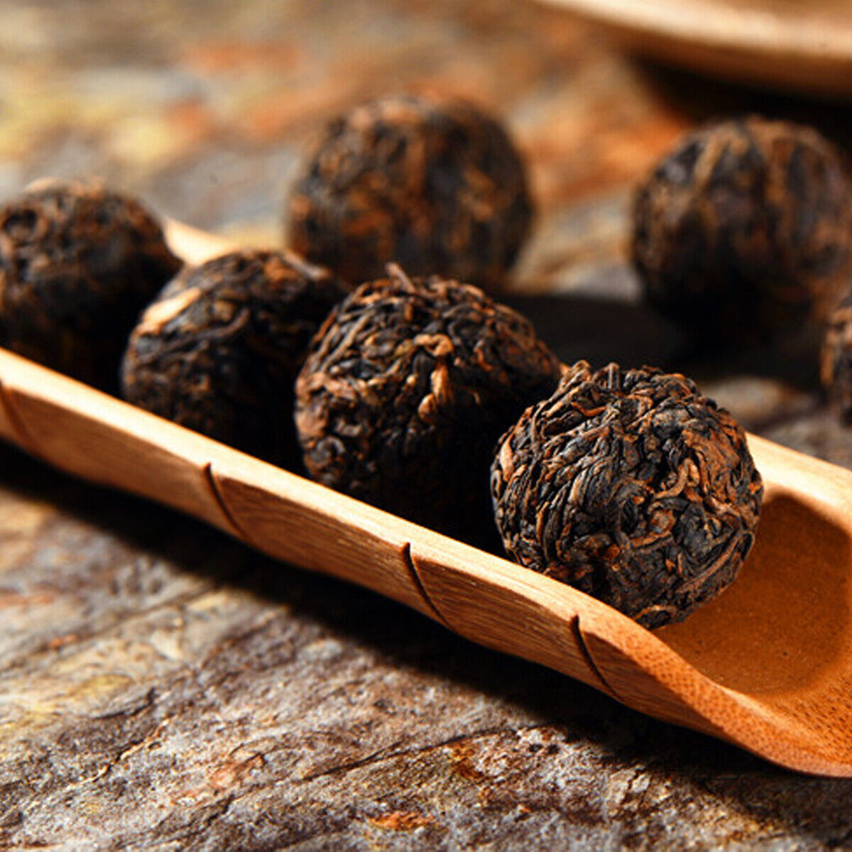 Dragon Ball Mini Oyster Yunnan Top-Grade Cooked Tea Black Puerh Tea Puer Tuo Cha