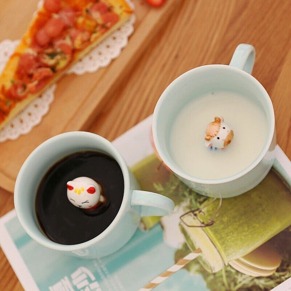 Mugs Cute Animal Coffee Milk Tea Cup New Arrive Creative Cartoon Ceramic Mugs