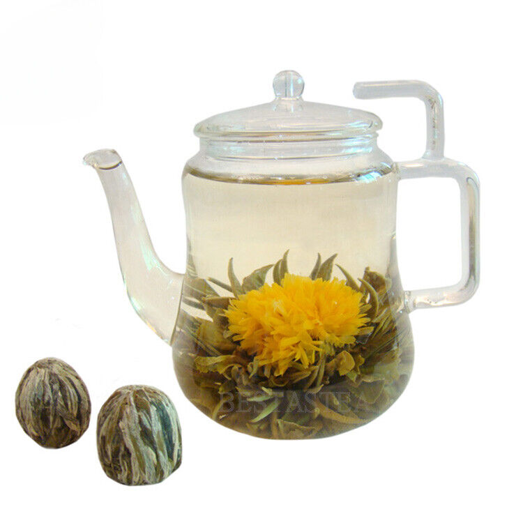 Handmade Blooming Tea Balls Marigold Flowering Tea Chinese Green Tea 20pcs Main image