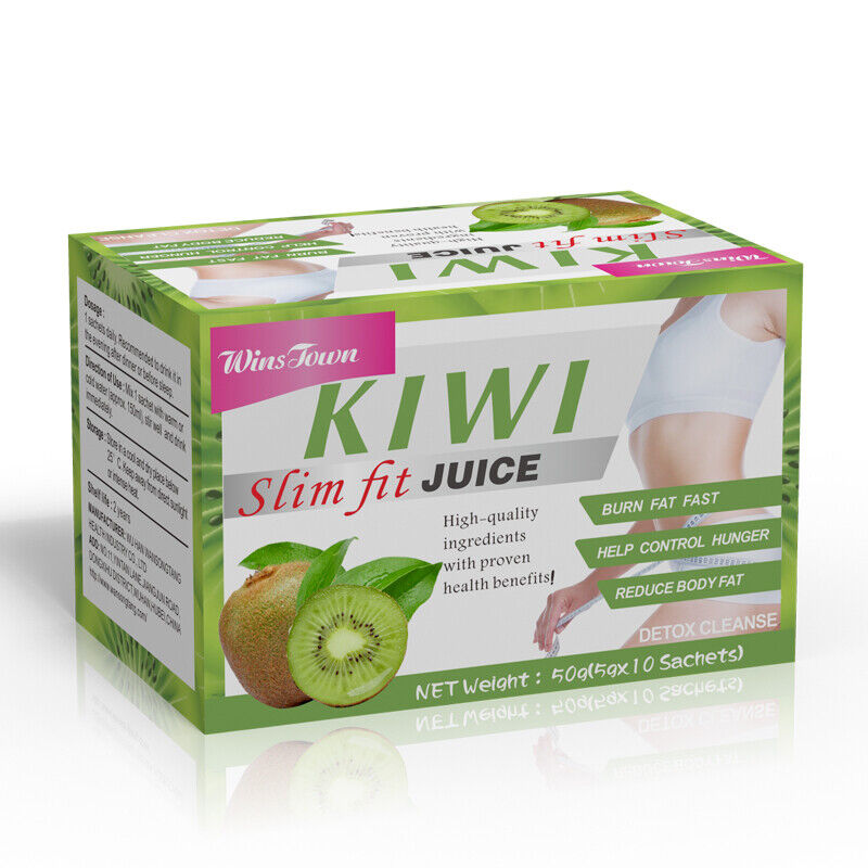 Kiwi Instant Fit Fruit Juice Flat Tummy Weight Loss Beauty Detox Powder 5g*10bag Secondary image