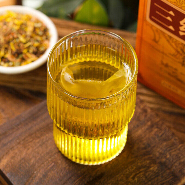 HelloYoung 150g Three rejuvenating tea Qing Qian Liu corn husk mulberry leaf tea for health