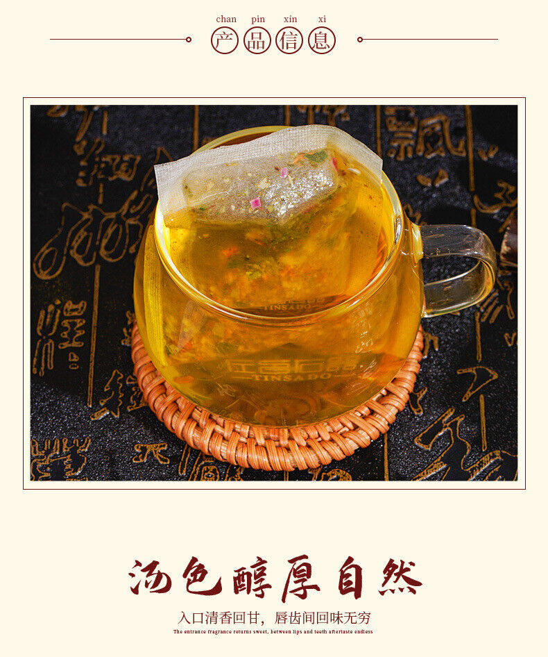 Herbal Tea with Dandelion Coix Seed and Purslane for Detox Tea Bags
