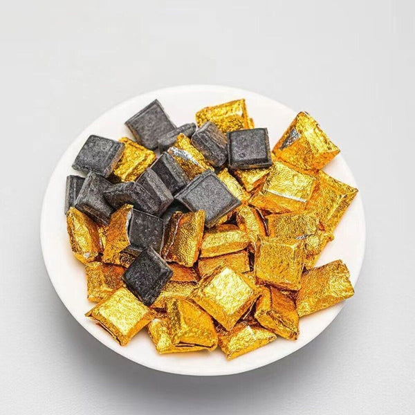 2009 Ripe Pu-erh Resin Tea Gold Foil Pack Chagao Premium