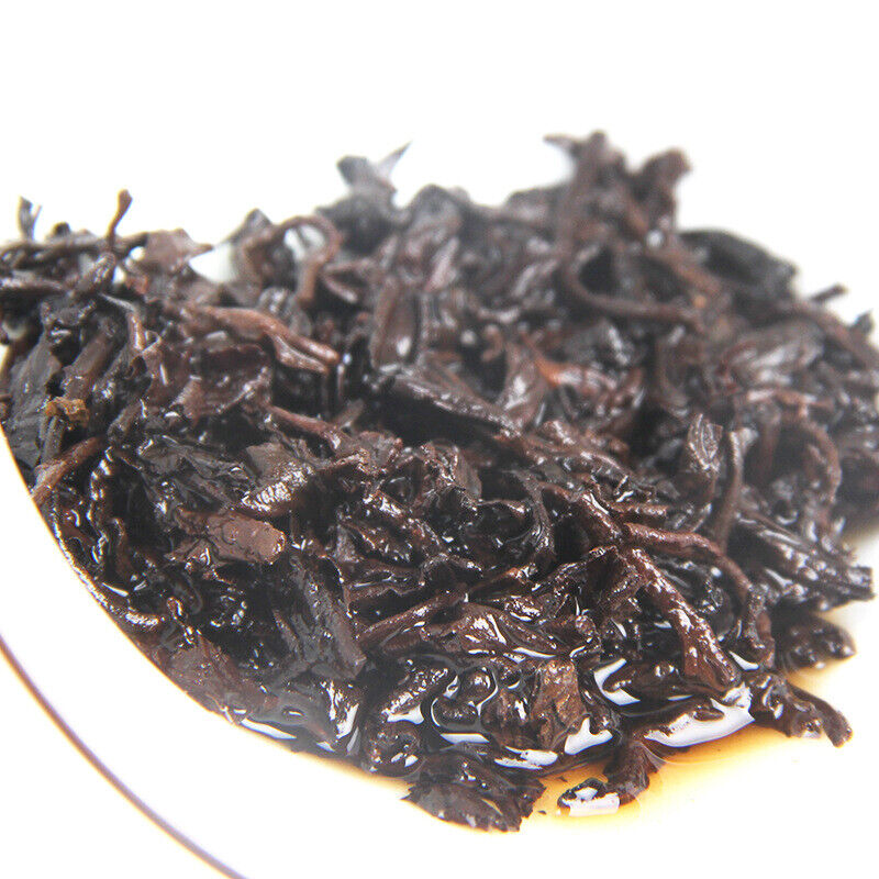 HelloYoung Small Grain Tea Ancient Tree Longzhu Tuocha Bulk Bingdao Cooked Pu'er Tea 500g