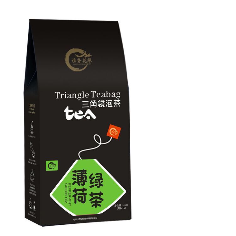 Mint green tea strong aroma honey flower tea combination of fruit tea