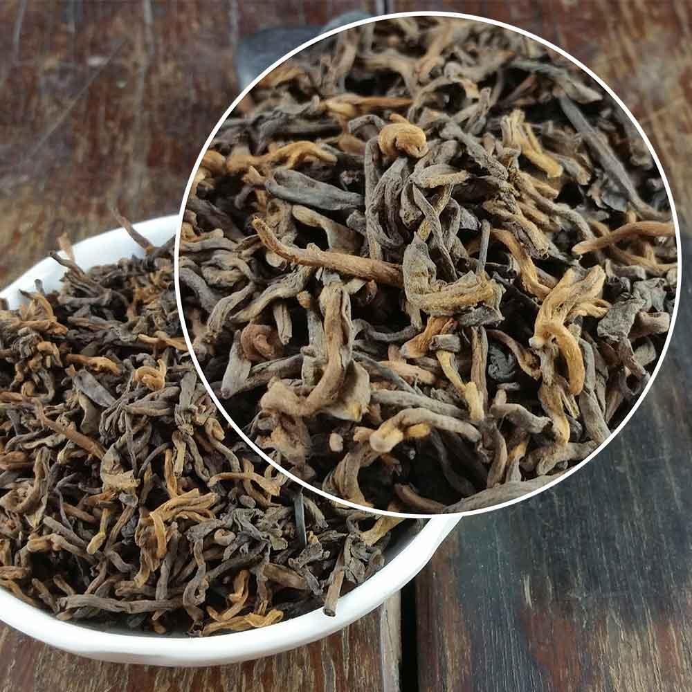 2003 Year Shu Puerh Tea Aged Puerh Tea,Ripe Puer Tea China Yunnan Health Care, Secondary image