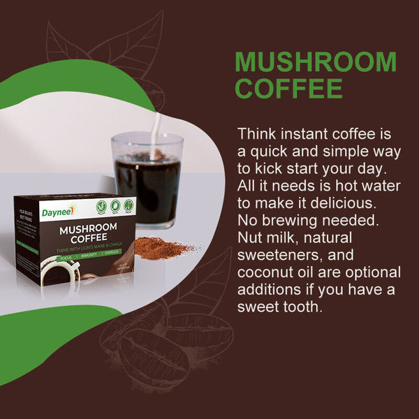 Coffee Tea Espresso Supplies Healthcare Supplement Mushroom Coffee Blend