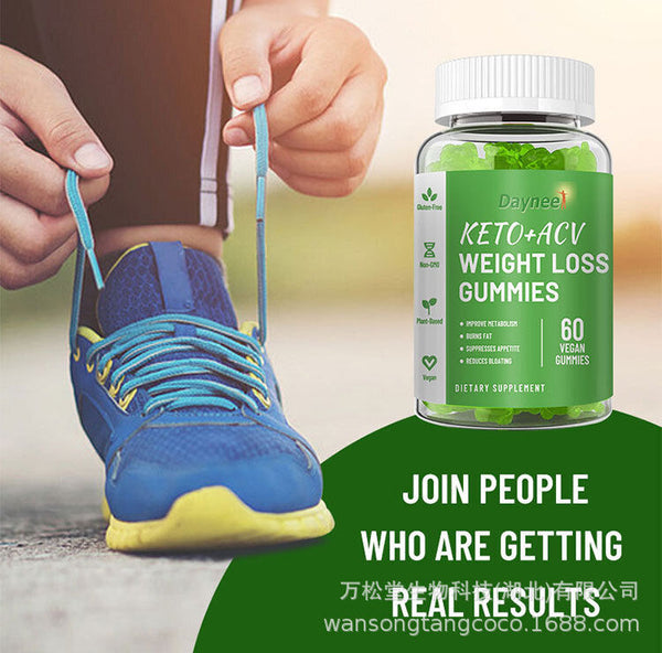 KETO+ACV weight loss Gummies slimming product burns fat