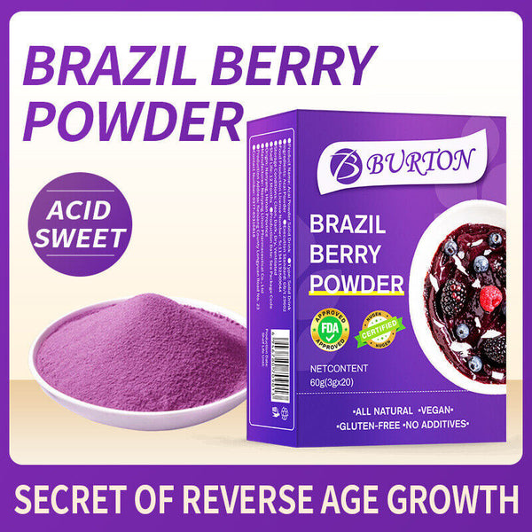 FDA Certified Brazil Berry Powder Rich in Anthocyanins Freeze-Dried Brazil Berry