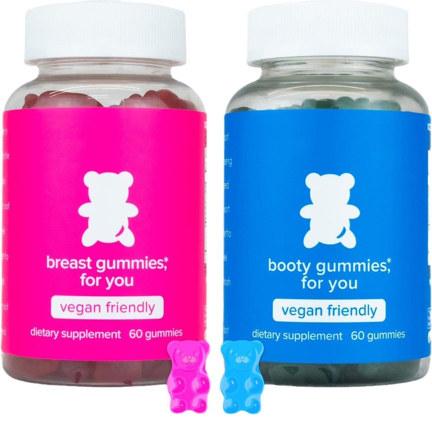 Booty Gummies Hip Big Butt Enhancement Buttock Natural Herbal Gummies~