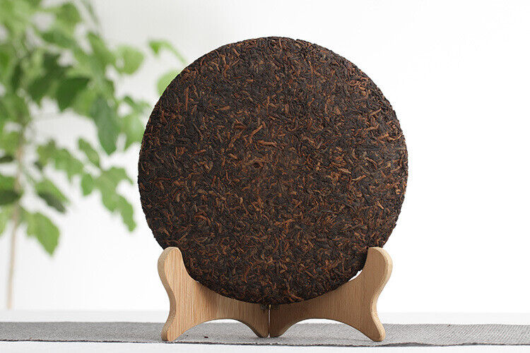 HelloYoung 357g Yunnan Pu'er Tea Banzhang Ancient Rhyme Aged Ripe Cake Seven Seed Cake Tea