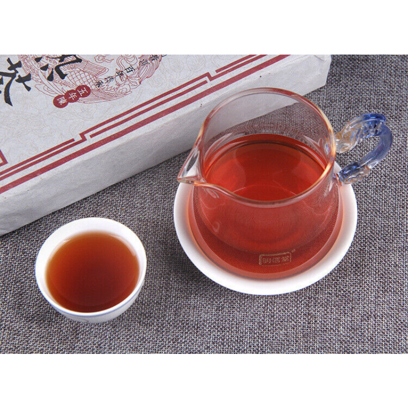 Ripe Tea 1000g Black Tea Puerh Tea Brick Old Tea Stem Dragon Bone Ripe Tea