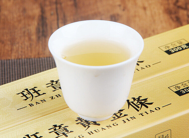 HelloYoung Pu'er Raw Tea Banzhang Gold Bar Ancient Tree Tea Yunnan Column Tea 300g