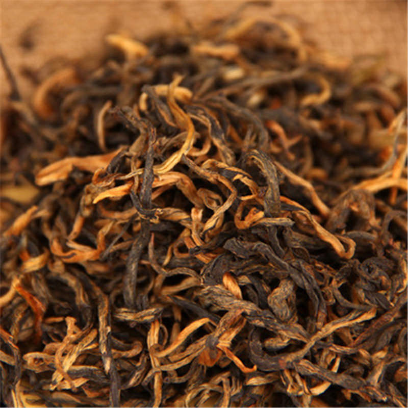 HelloYoung Crested Early Spring Honey Rhyme Gold Screw China Kunming Dianhong Tea Black Tea