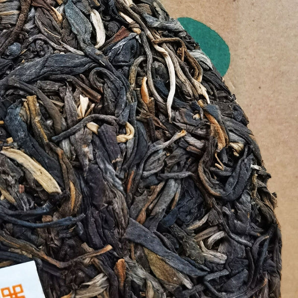 HelloYoung Yiwu Zhengshan Yunnan Ancient Yiwu Pu'er Raw Tea Sun Green Maocha 357g/12.59oz