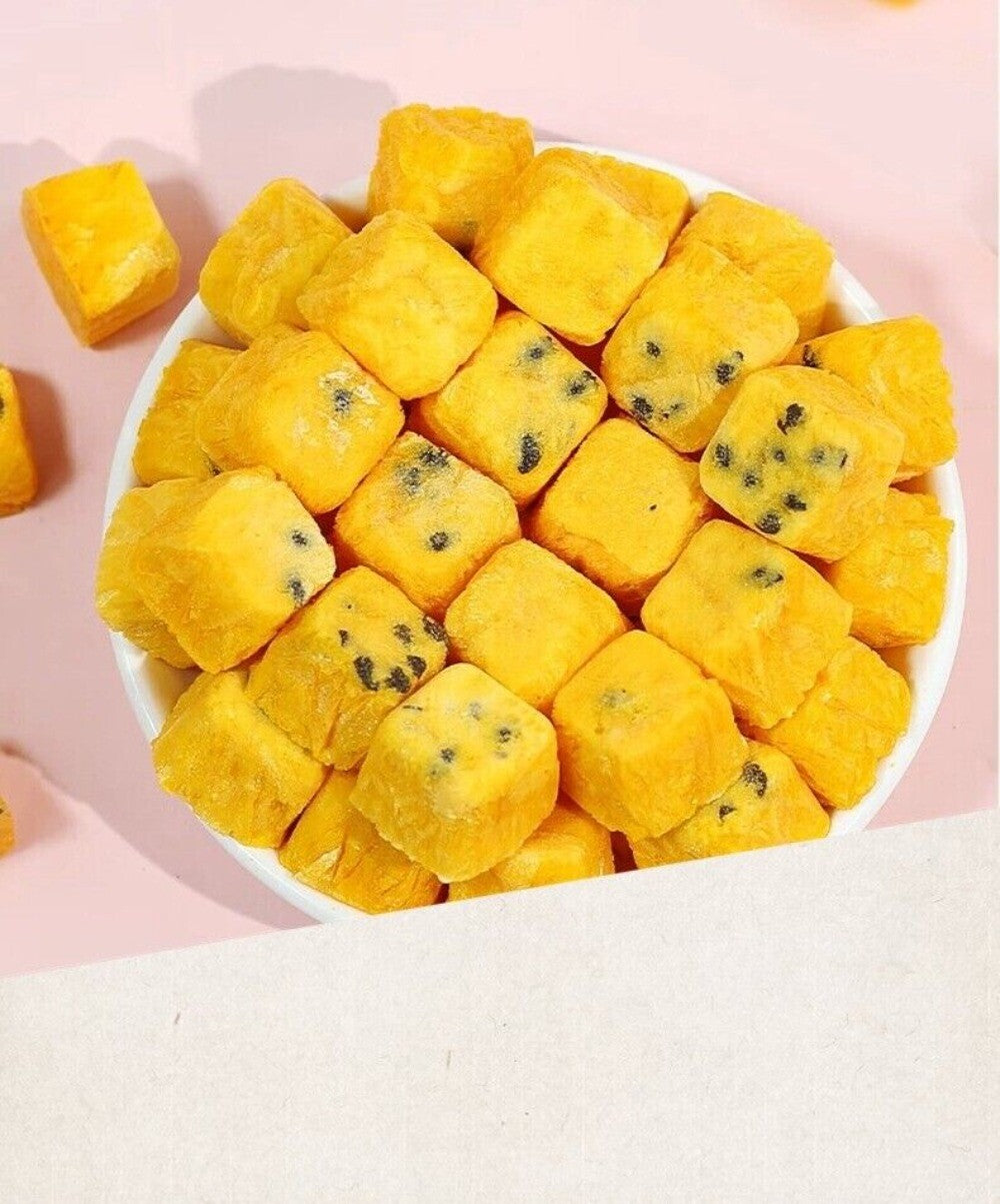 Freeze Dried Passion Fruit Cubes Tea with Honey Kumquat Lemon Citrus Blend