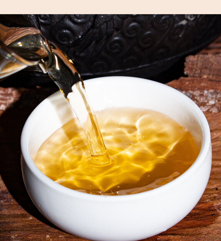 HelloYoung 300g Manzon Yunnan Pu'er tea raw tea leaves old tree pine pressed brick tea